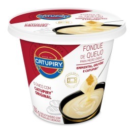 Fondue de Queijo Emmental, Gruyère e Catupiry para Micro-Ondas Catupiry Pote 250g