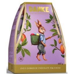 Ovo e Ovinhos de Chocolate 70x Cacau 227g
