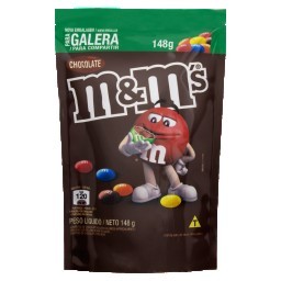 Confeito de Chocolate ao Leite M&M'S Sachê 148g 
