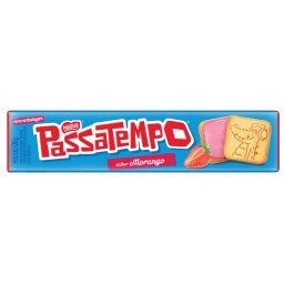 Biscoito PASSATEMPO Recheado Morango 130g