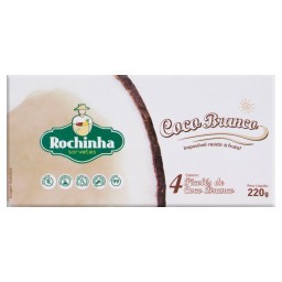 Pack Picolé Sabor Coco Branco ROCHINHA com 4 Unidades